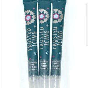 3 BATH & BODY WORKS FROSTED ICING LIP GLOSS 0.47 FL OZ / 14 mL NEW